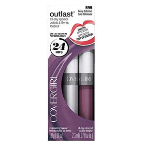 كوفرجيرل - لون الشفاه المرطب أوتلاست طوال اليوم COVERGIRL Outlast All-Day Moisturizing Lip Color Berry Delicious 595, .13 oz (packaging may vary)