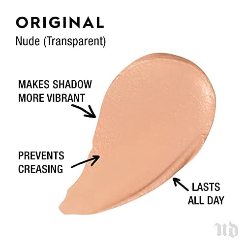 جرعة برايمر لظلال العيون من أوربان ديكاي، أصلية Urban Decay Eyeshadow Primer Potion, Original - Pack of 2 - Award-Winning Nude Eye Primer for Crease-Free Makeup Looks – Lasts All Day – 0.33 fl oz & 0.16 fl oz (Travel Size)