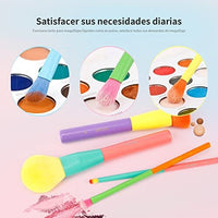 مجموعة فرش مكياج 15 قطعة Docolor Makeup Brushes 15Pcs Colourful Makeup Brush Set Premium Gift Synthetic Face Powder Kabuki Foundation Contour Blush Concealers Eye Shadow Blending Professional Make Up Brush Kit - Dream of Color