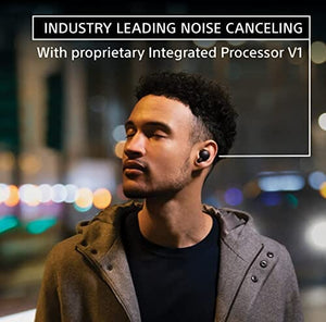 سماعات أذن سوني لاسلكية فضي Sony WF-1000XM4 Industry Leading Noise Canceling Truly Wireless Earbud Headphones with Alexa Built-in, Silver