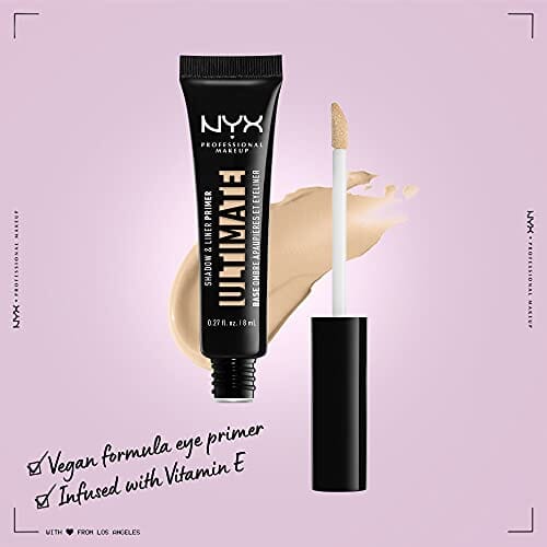 برايمر شادو آند لاينر ظلال عيون وكحل برايمر - متوسط NYX PROFESSIONAL MAKEUP Ultimate Shadow & Liner Primer, Eyeshadow & Eyeliner Primer - Medium