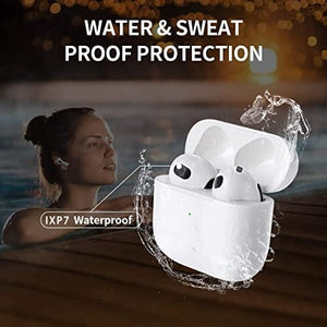 سماعات أذن لاسلكية ، سماعات أذن بلوتوث Wireless Earbuds,Bluetooth 5.3 Earbuds,Air Buds Pods 36H Playtime IPX7 Waterproof Sport Headphones,Pop-ups Auto Pairing Hi-Fi Stereo Sound Headset for Airpods case/iPhone/Samsung/Android