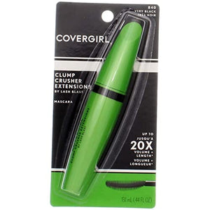 ماسكارا كراشر لاش بلاست سوداء جدًا [840] 0.44 أونصة (عبوة من 5 قطع) CoverGirl Clump Crusher Extensions Lashblast Mascara, Very Black [840] 0.44 oz (Pack of 5)