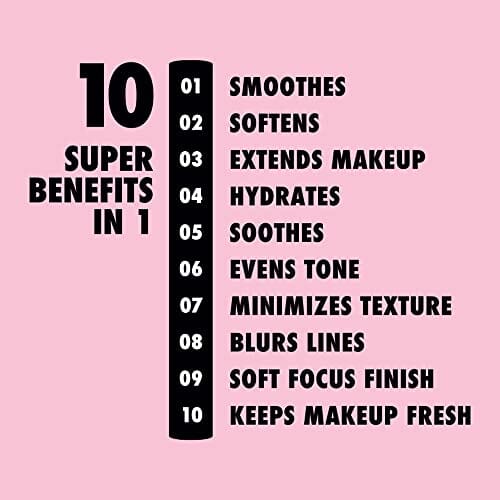 برايمر نباتي للوجه فوائد 10 في 1 للبشرة NYX PROFESSIONAL MAKEUP Marshmellow Smoothing Primer, Vegan Face Primer, 10-In-1 Skin Benefits