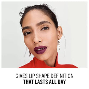 قلم تحديد الشفاه الناعم الذي يدوم 8 ساعات من ريميل  - Rimmel Lasting Finish 8HR Soft Lip Liner Pencil - Vibrant, Blendable Formula to Lock Lipstick in Place for 8 Hours - 880 Wine, .04oz