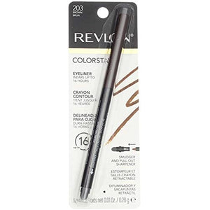 ريفلون قلم تحديد العيون كولورستاي بني [203] 0.01 أوقية (عبوة من 4 قطع) WLM .Revlon ColorStay Eyeliner Pencil Brown [203] 0.01 oz (Pack of 4) WLM