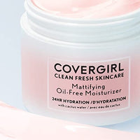 مرطب خالي من الزيوت كلين فريش للعناية بالبشرة من كوفرجيرل COVERGIRL Clean Fresh Skincare Mattifying Oil-Free Moisturizer, Case of 36