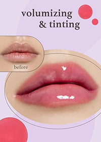 زيت الشفاه نوني الكوري - بلبلوم | مع زيت بذور التفاح NOONI Korean Lip Oil - Appleplum | with Apple Seed Oil, Lip Stain, Gift, Moisturizing, Glowing, Revitalizing, and Tinting for Dry Lips, 0.12 Fl Oz (Deep Purple)