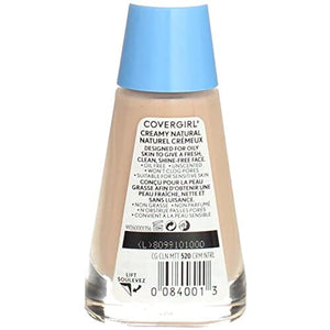 مكياج سائل للتحكم في الزيت من كوفر جيرل CoverGirl Clean Oil Control Liquid Makeup, Creamy Natural [520] 1 oz (Pack of 3)