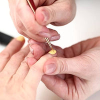 مجموعة فرش فنية من فرشاة تصميم فن الأظافر Nail Art Liner Brushes Set, JASSINS Nail Art Design Brush,Striping Thin Long Line Pen（7mm/9mm/11mm） (Rose Gold)