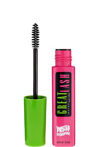 ماسكارا مايبيلين نيويورك جريت لاش المقاومة للماء Maybelline New York Great Lash Waterproof Mascara Makeup, Brownish Black, 2 Count