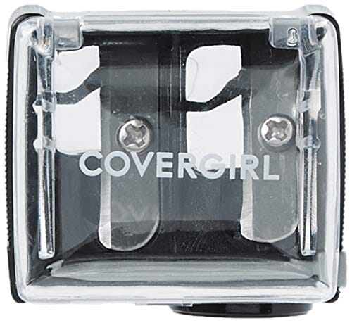 مبراة أقلام الرصاص 3 في 1 من كوفرجيرل COVERGIRL Makeup Masters 3-in-1 Pencil Sharpener, 1 Count (packaging may vary)