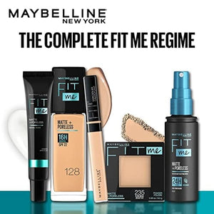 بودرة وجه مضغوطة فيت مي مات من مايبيلين توفي عدد 1 (عبوة من قطعتين) Maybelline Fit Me Matte + Poreless Pressed Face Powder Makeup, Toffee, 1 Count (Pack of 2)