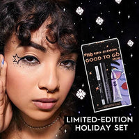 مجموعة هدايا مكياج Urban Decay x Robin Eisenberg Good to Go Mini Holiday Makeup Gift Set - Includes Travel-Size Eyeshadow Primer Potion, 24/7 Glide-On Eye Pencil & Perversion Mascara