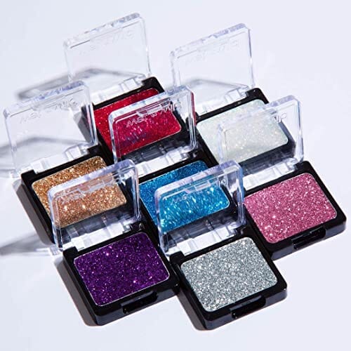 مظلل العيون بلون آيكون اللامع من ويت إن وايلد (عبوة من قطعتين) wet n wild Color Icon Glitter Eyeshadow Shimmer Spiked (Pack of 2)