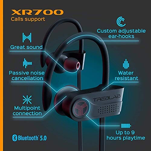 سماعات أذن لاسلكية TREBLAB HD77 Ultra Bluetooth Speaker XR700 PRO Wireless Running Earbuds