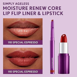 قلم تحديد الشفاه سيمبلي إيجليس من كوفرجيرل، بنفسجي ثمين COVERGIRL Simply Ageless Lip Flip Liner, Precious Mauve, Pack of 1