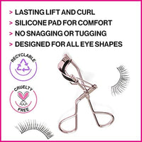 جهاز تجعيد الرموش مع قبضة مريحة من ويت ان وايلد (عبوة من قطعتين) Wet n Wild High On Lash Eyelash Curler with Comfort Grip (Pack of 2)