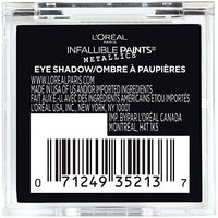 لوريال باريس إنفاليبل ظلال عيون ميتاليكس روز كروم L'Oreal Paris Infallible Paints Eyeshadow Metallics, Rose Chrome, 0.09 oz.