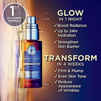 مصل تفتيح ثلاثي مضاد للأكسدة - ترطيب لمدة 24 ساعة  IT Cosmetics Confidence in Your Beauty Sleep Triple Antioxidant Brightening Serum – 24HR Hydration – Anti-Aging – 12% Vitamin C Serum - Fragrance Free – All Skin Types, 1.0 fl. Oz