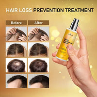 سيروم بيوتين لنمو الشعر بزيت الخروع وزيت الأرغان Biotin Hair Growth Serum with Castor Oil, Argan Oil - Hair Loss Prevention Treatment with Hair Regrowth Formula for Women by Beaueli