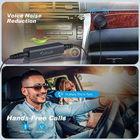 محول بلوتوث للسيارة مع عازل للضوضاء Bluetooth 5.0 Car Kit, AUX Bluetooth Adapter for Car with Ground Loop Noise Isolator for Handsfree Talking and Music Streaming, Wireless Bluetooth Receiver with Dual Port USB Car Charger, Input Port