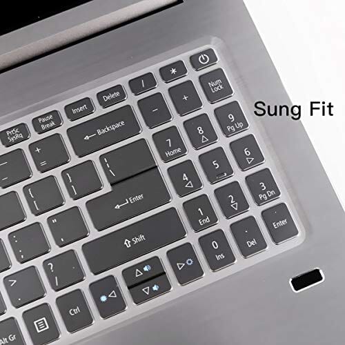 غطاء لوحة مفاتيح رفيع للغاية  CaseBuy Ultra Thin Keyboard Cover Skin for Acer Aspire 5 Slim Laptop 15.6" A515-45 A515-56 A515-46 A515-43 A515-54 A515-54G A515-55 A515-55T/55G, Acer Aspire 3 A315-54/55/56/57/58 Keyboard Cover, TPU