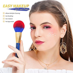 مجموعة فرش مكياج دوكولور مكونة من 19 قطعة Docolor Makeup Brushes 19Pcs Makeup Brush Set Premium Gift Synthetic Powder Kabuki Foundation Contour Blush Concealer Eye Shadow Blending Liner Make Up Brush Kit, Ancient Egyptian Series