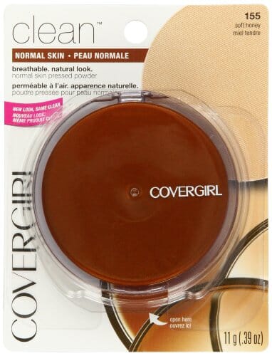 مسحوق نظيف مضغوط ناعم بالعسل CoverGirl Clean Pressed Powder Soft Honey (W) 155, 0.39-Ounce Pan (Pack of 2)