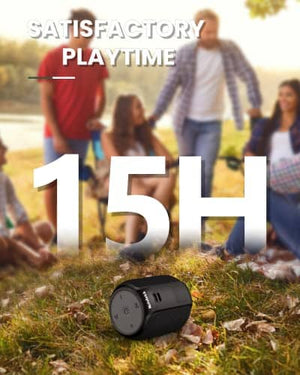 مكبر صوت لاسلكي محمول مع صوت ستيريو 15 واط NOTABRICK Bluetooth Speakers,Portable Wireless Speaker with 15W Stereo Sound, IPX6 Waterproof Shower Speaker, Dual Pairs, Portable Speaker for Party Beach Camping