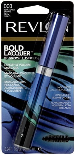 ماسكارا ريفلون بولد لاكير جرو لوشوس طول + فوليوم ماسكارا - NWP اسود بني (003) - 0.24 اونصة Revlon Bold Lacquer Grow Luscious Length+Volume Mascara - NWP Blackened Brown (003) - 0.24 oz