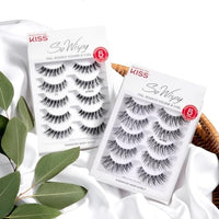 رموش متعددة رقم 11 KISS So Wispy False Eyelashes Multipack #11, Full Bouncy Volume & Curl, Signature Wispy Effect, Quality Synthetic, Crisscross Pattern, Cruelty Free, Reusable and contact lens friendly, 5 Pairs