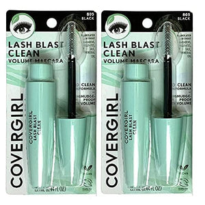 مجموعة من 2 ماسكارا كوفر جيرل لاش بلاست كلين فوليوم Pack of 2 CoverGirl Lash Blast Clean Volume Mascara, Black 805