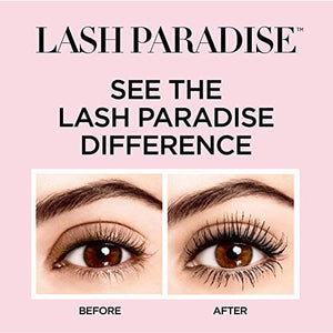 ماسكارا لوريال باريس مقاومة للماء - أسود L'Oreal Paris Cosmetics Voluminous Lash Paradise Waterproof Mascara, Black, 0.25 Fluid Ounce