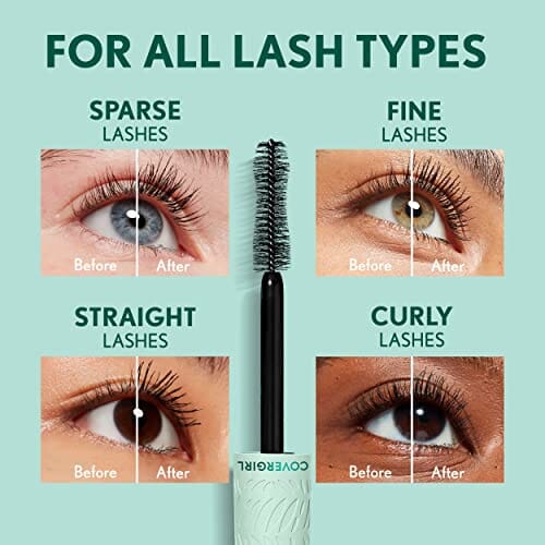 ماسكارا لاش بلاست كلينتوبيا لتكثيف الرموش Covergirl Lash Blast Cleantopia Mascara, Volumizing, Smudge-Proof, Vegan Formula, Black 805, 0.32oz