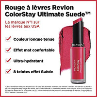 ريفلون كولورستاي التيميت سويدي أحمر شفاه 2.55 جرام - 097 ديزاينر Revlon Colorstay Ultimate Suede Lipstick 2.55g - 097 Designer
