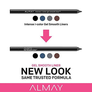 قلم تحديد عيون جل ناعم من ألماي Almay Gel Smooth Eyeliner, Navy, 1 count