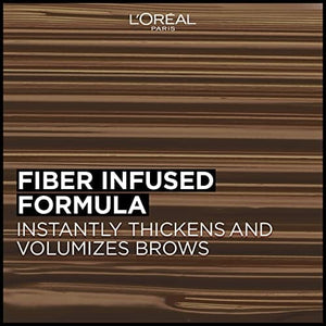 ماسكارا للحواجب من لوريال باريس إنفاليبل تكثيف لمدة 24 ساعة L'Oreal Paris Infallible Volumizing 24H Wear Brow Mascara, Long Lasting Eyebrow Makeup for 2X Fuller Eyebrows, 6R Auburn, 0.13 Fl Oz