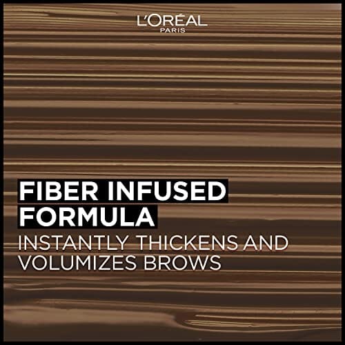 ماسكارا للحواجب من لوريال باريس إنفاليبل تكثيف لمدة 24 ساعة L'Oreal Paris Infallible Volumizing 24H Wear Brow Mascara, Long Lasting Eyebrow Makeup for 2X Fuller Eyebrows, 6R Auburn, 0.13 Fl Oz