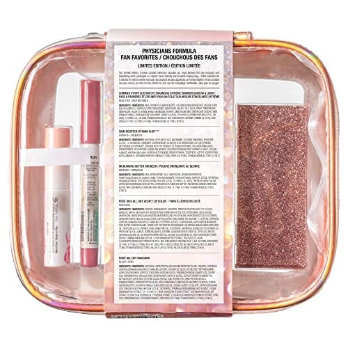 حقيبة مكياج فيزيشنز فورميولا فان مفضلة من 5 قطع Physicians Formula Fan Favorites 5-Piece Makeup Bag, 0.59 Lbs