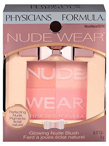 أحمر خدود متوهج من فيزيشنز فورميولا نيود وير Physicians Formula Nude Wear Glowing Nude Blush, Natural, 0.17 Ounce