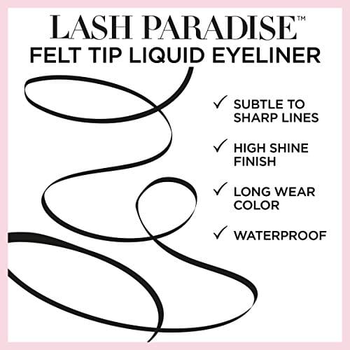 محدد عيون سائل من لوريال باريس كوزمتكس فوليومينوس لاش باراديس ذهبي وردي L'Oreal Paris Cosmetics Voluminous Lash Paradise Liquid Eyeliner, Rose Gold, 0.05 Fluid Ounce