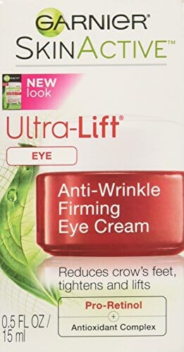 كريم غارنييه ألترا ليفت المضاد للتجاعيد لشد منطقة العين Garnier SkinActive Ultra-Lift Anti-Wrinkle Firming Eye Cream, 0.5 fl. oz.