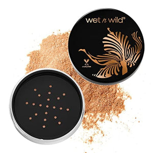 بودرة هايلايتينج من ويت ان وايلد ميغا جلو Wet n Wild MegaGlo Loose Highlighting Powder Makeup, Glow With The Flow, Gold | Vegan | Cruelty-free