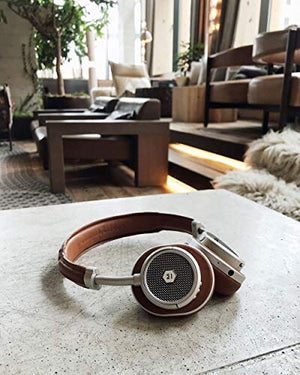 سماعات  اللاسلكية بتقنية البلوتوث MASTER & DYNAMIC MW50+ Wireless Bluetooth Headphones - Premium Over-The-Ear Headphones - Noise Isolating - Studio & Recording Quality Headphones