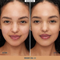 كريم أساس سائل طبيعي مشع ومصل نقي من بار مينيرالز بمعامل حماية من الشمس bareMinerals Original Pure Serum Radiant Natural Liquid Foundation SPF 20, Vegan