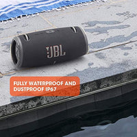 مكبر صوت بلوتوث محمول JBL Xtreme 3 - Portable Bluetooth Speaker, powerful sound and deep bass, IP67 waterproof, 15 hours of playtime, powerbank, PartyBoost for multi-speaker pairing (Blue)