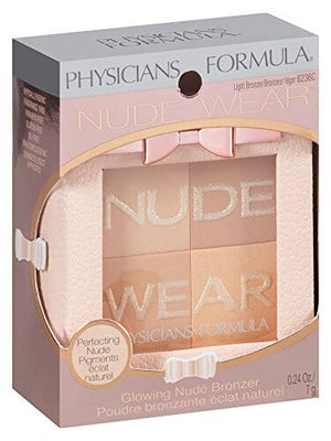 برونزر نود وير من فيزيشنز فورميلا - برونزر فاتح Physicians Formula Nude Wear Glowing Nude Bronzer - Light Bronzer - 0.24 oz