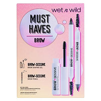 مجموعة أقلام تحديد الحواجب من ويت إن وايلد التي يجب اقتناؤها Wet n Wild Must-Have Brow Kit, Eyebrow Pencils, Spoolie Brush, Clear Brow Gel (1180440)