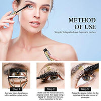 ماسكارا طبيعية مقاومة للماء Bestidy 4D Silk Fiber Lash Mascara,Natural Waterproof Smudge-proof Mascara,Thickening Lengthening Mascara No Clumping, No Smudging Lasting All Day